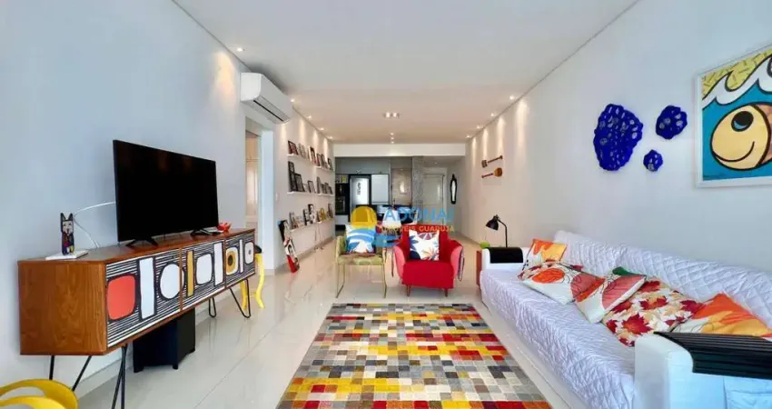 Apartamento Frente Total a Venda, Andar Alto, 3 Quartos e Sacada na Praia da Pitangueiras - Guarujá/SP