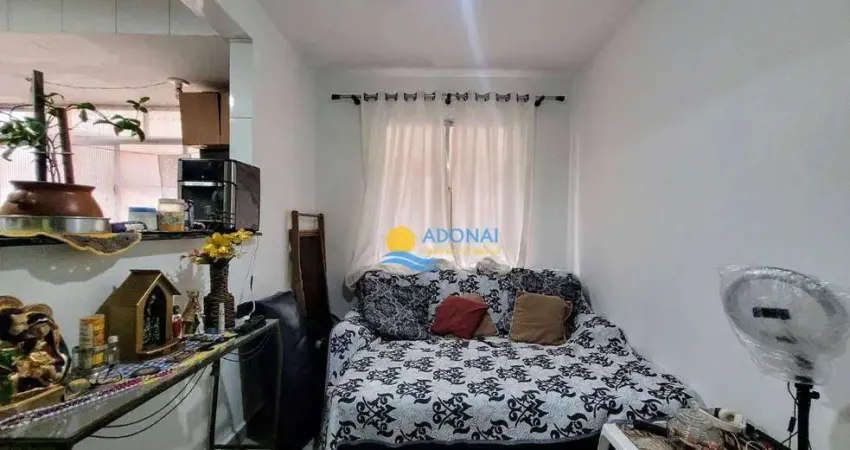 Apartamento com 1 dormitório à venda, 60 m² por r$ 310.000,00 - jardim astúrias - guarujá/sp