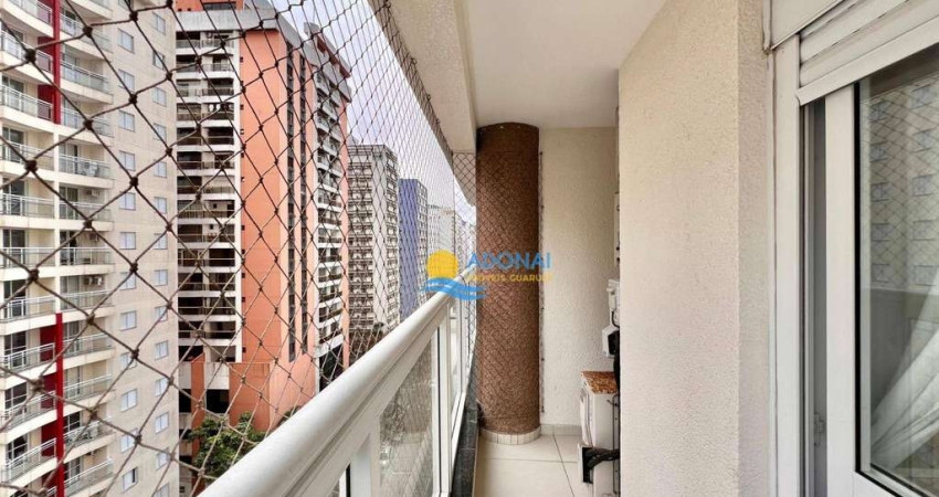 Apartamento com 3 dormitórios à venda, 100 m² por R$ 1.380.000,00 - Pitangueiras - Guarujá/SP