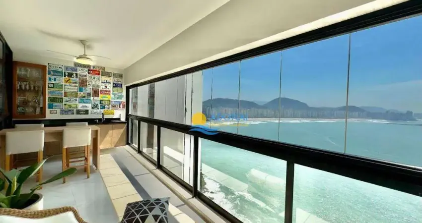 Apartamento à venda na Praia das Astúrias, Vista mar, 3 Suítes, 2 Vagas.