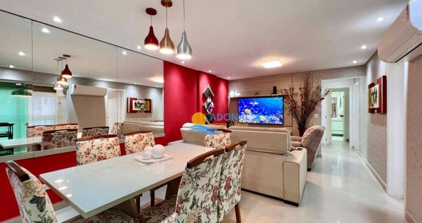 Apartamento com 3 dormitórios à venda, 120 m² por R$ 980.000,00 - Pitangueiras - Guarujá/SP