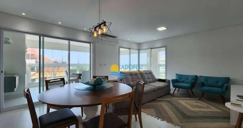 Apartamento com 3 dormitórios à venda, 145 m² por r$ 1.300.000,00 - enseada - guarujá/sp