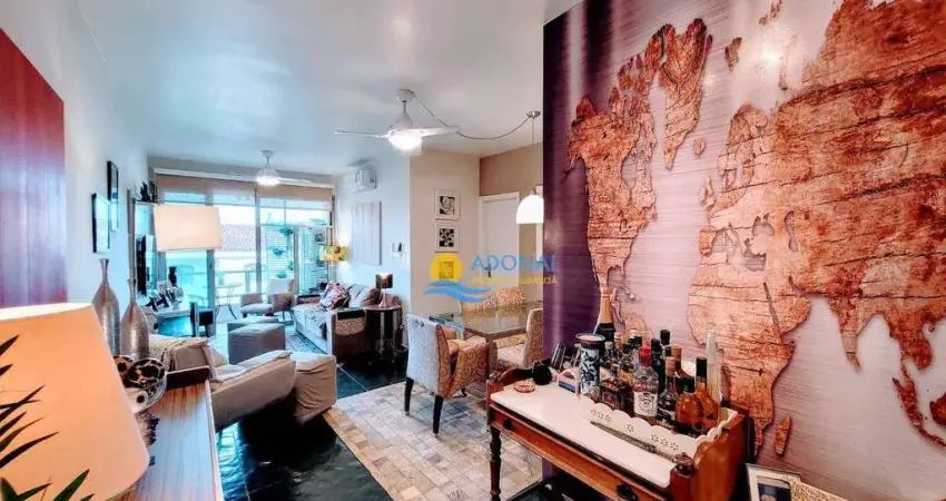 Apartamento com 3 dormitórios à venda, 90 m² por R$ 495.000,00 - Enseada - Guarujá/SP