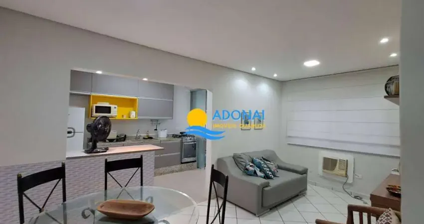 Apartamento com 1 dormitório à venda, 60 m² por r$ 280.000,00 - enseada - guarujá/sp