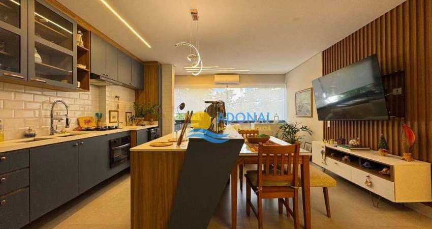 Apartamento com 2 dormitórios à venda, 70 m² por R$ 550.000,00 - Enseada - Guarujá/SP