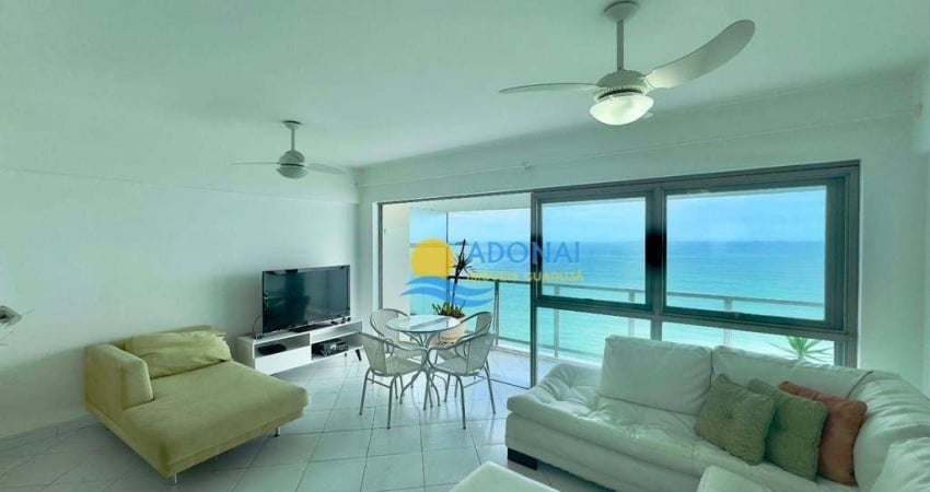 Apartamento à venda na Praia das Pitangueiras, Vista para o mar, 3 Quartos, 1 Vaga.