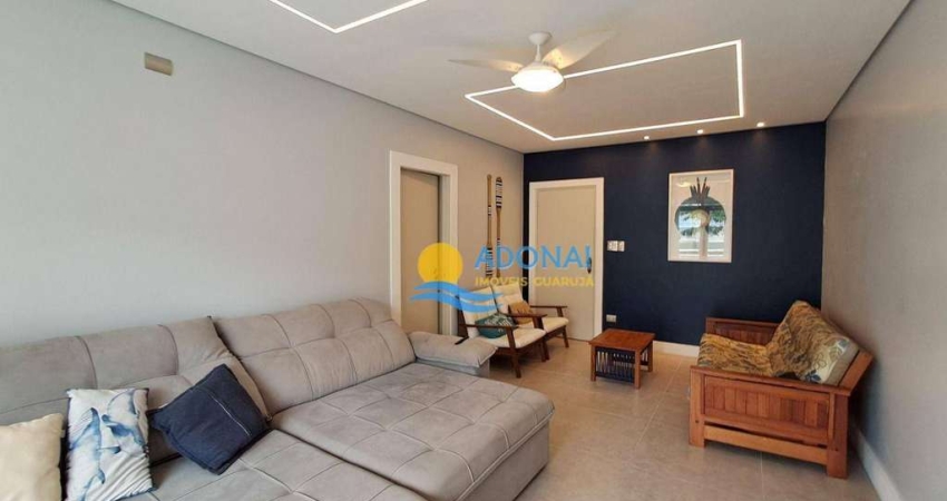Apartamento com 3 dormitórios à venda, 110 m² por R$ 440.000,00 - Enseada - Guarujá/SP