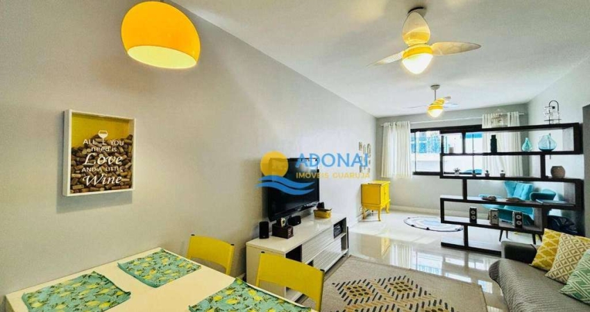Apartamento com 2 dormitórios à venda, 88 m² por R$ 480.000,00 - Tombo - Guarujá/SP