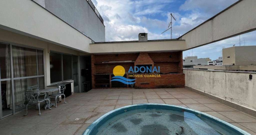 Cobertura com 3 dormitórios à venda, 240 m² por R$ 1.150.000,00 - Pitangueiras - Guarujá/SP
