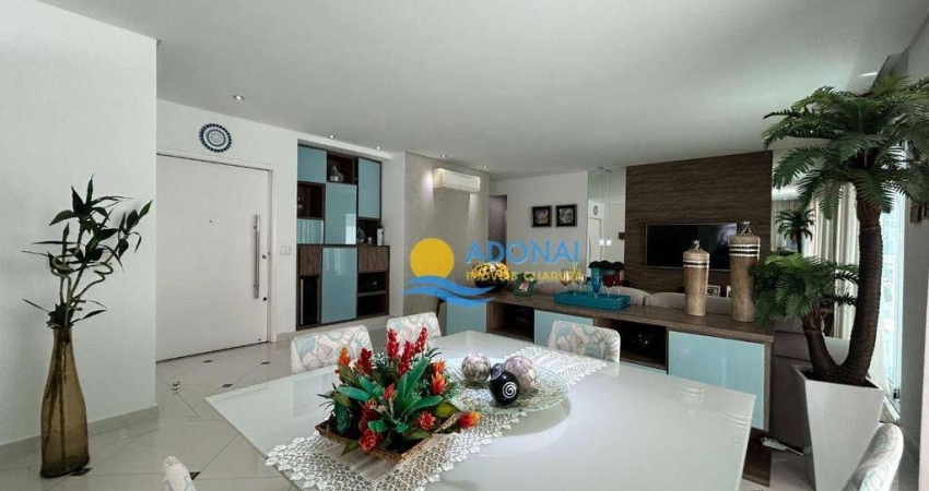 Apartamento com 3 dormitórios à venda, 175 m² por R$ 1.500.000,00 - Pitangueiras - Guarujá/SP