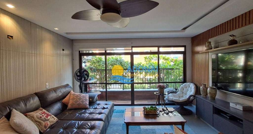 Apartamento com 3 dormitórios à venda, 104 m² por R$ 530.000,00 - Enseada - Guarujá/SP