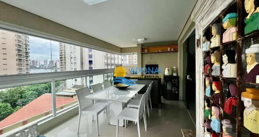 Apartamento com 3 dormitórios à venda, 160 m² por R$ 1.400.000,00 - Pitangueiras - Guarujá/SP