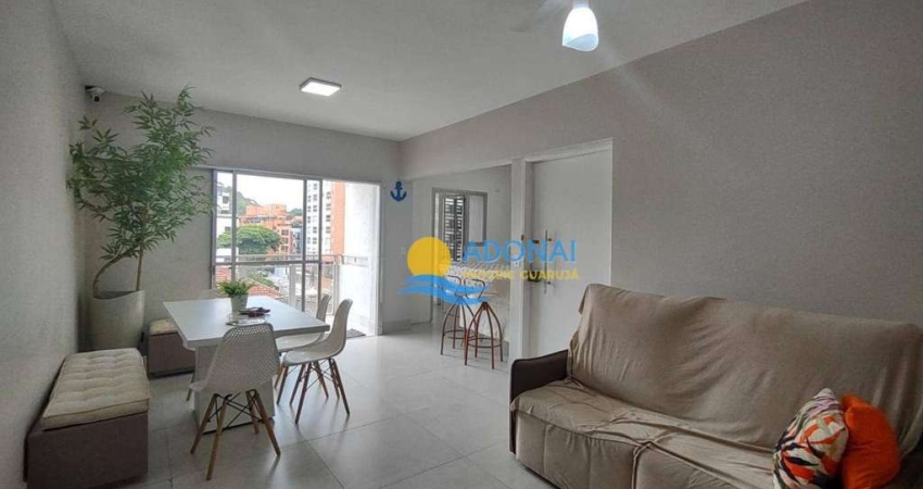 Apartamento com 2 dormitórios à venda, 77 m² por R$ 380.000,00 - Enseada - Guarujá/SP