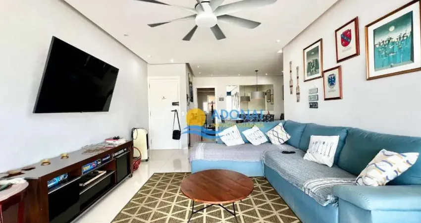 Apartamento com 4 dormitórios à venda, 135 m² por r$ 1.280.000,00 - pitangueiras - guarujá/sp