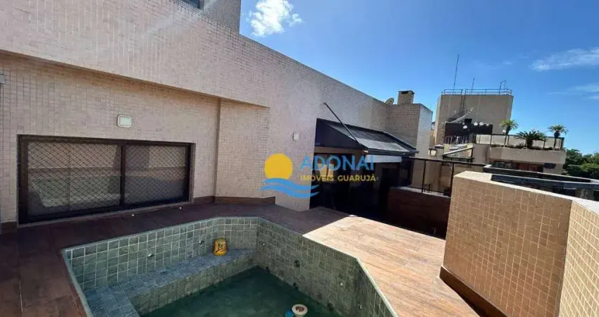 Cobertura com 4 dormitórios à venda, 198 m² por R$ 1.300.000,00 - Pitangueiras - Guarujá/SP