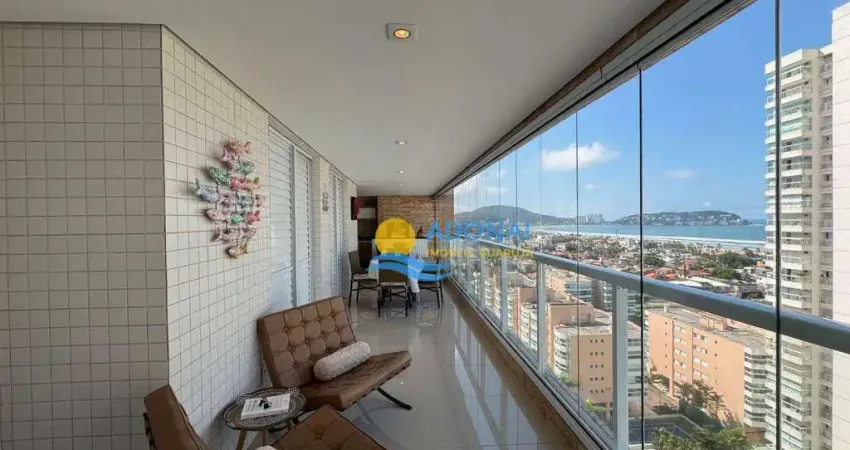 Apartamento com 3 dormitórios à venda, 124 m² por R$ 1.500.000,00 - Enseada - Guarujá/SP