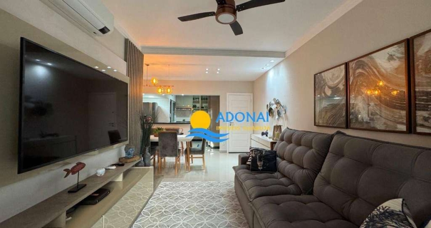Apartamento com 3 dormitórios à venda, 130 m² por R$ 870.000,00 - Enseada - Guarujá/SP