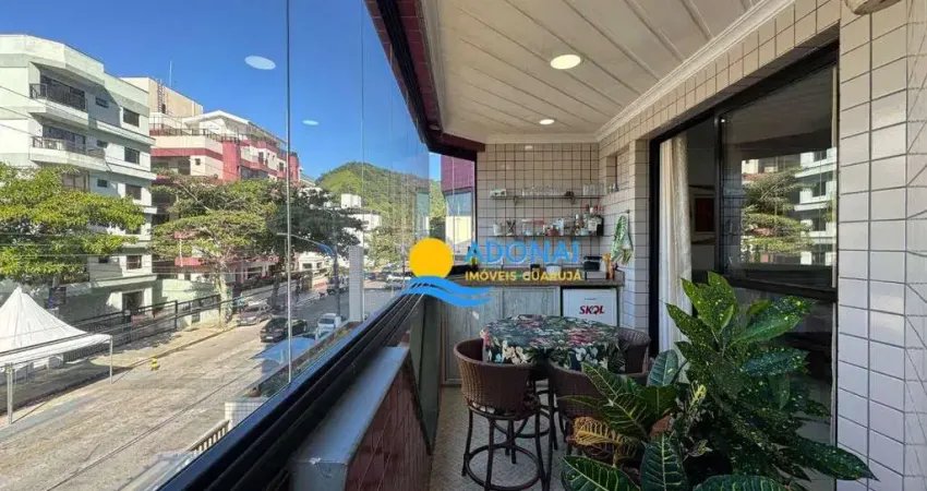 Apartamento com 3 dormitórios à venda, 115 m² por r$ 1.000.000,00 - tombo - guarujá/sp