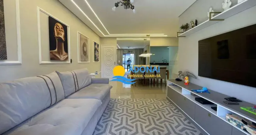 Apartamento com 2 dormitórios à venda, 86 m² por r$ 520.000,00 - tombo - guarujá/sp