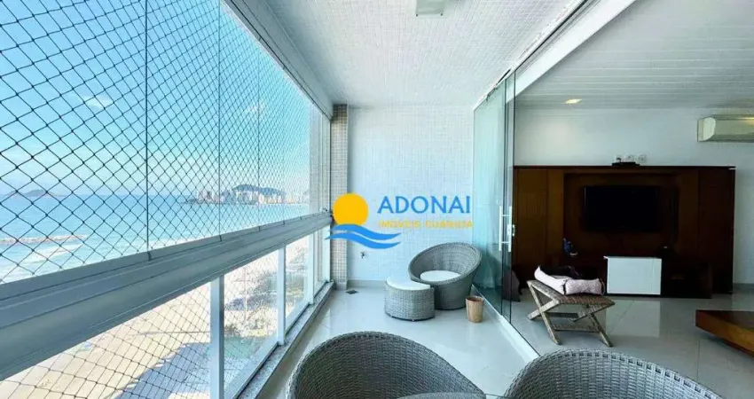 Apartamento com 4 dormitórios à venda, 190 m² por r$ 2.000.000,00 - pitangueiras - guarujá/sp