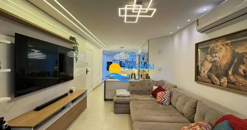 Apartamento com 3 dormitórios à venda, 134 m² por r$ 770.000,00 - jardim astúrias - guarujá/sp