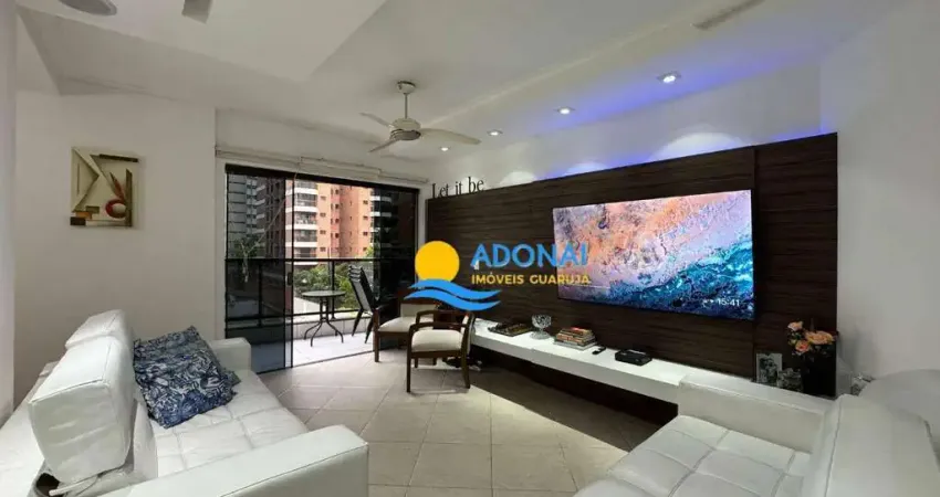 Apartamento com 3 dormitórios à venda, 134 m² por r$ 750.000,00 - jardim astúrias - guarujá/sp