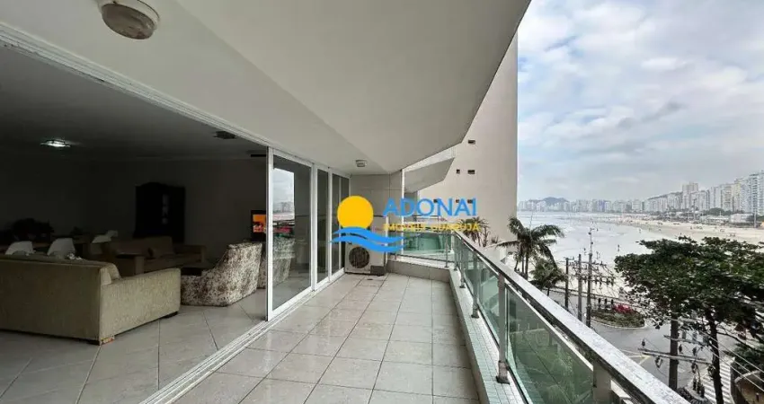 Apartamento com 4 dormitórios à venda, 246 m² por r$ 850.000,00 - pitangueiras - guarujá/sp