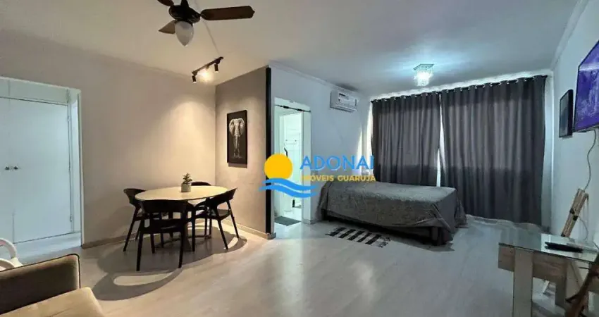 Apartamento com 1 dormitório à venda, 47 m² por r$ 320.000,00 - pitangueiras - guarujá/sp