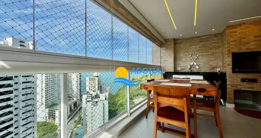 Apartamento com 2 dormitórios à venda, 90 m² por r$ 1.280.000,00 - jardim astúrias - guarujá/sp