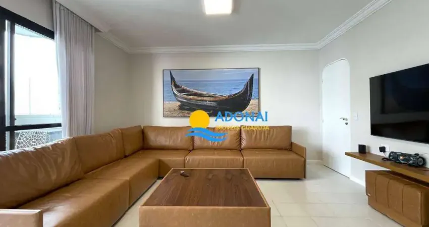 Apartamento com 3 dormitórios à venda, 145 m² por r$ 845.000,00 - pitangueiras - guarujá/sp
