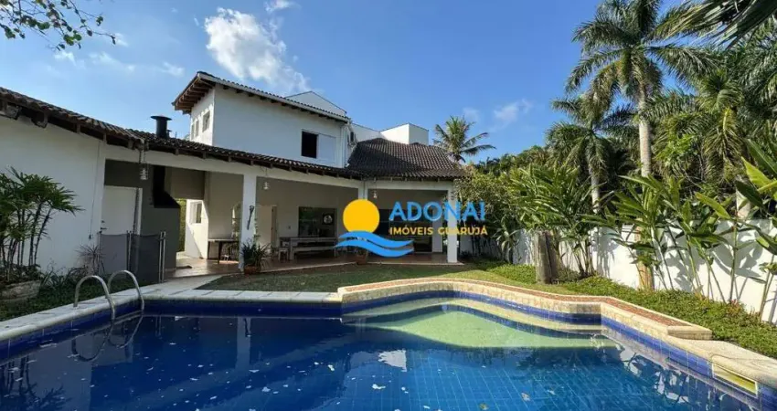 Casa com 5 dormitórios à venda, 508 m² por r$ 2.600.000,00 - jardim acapulco - guarujá/sp