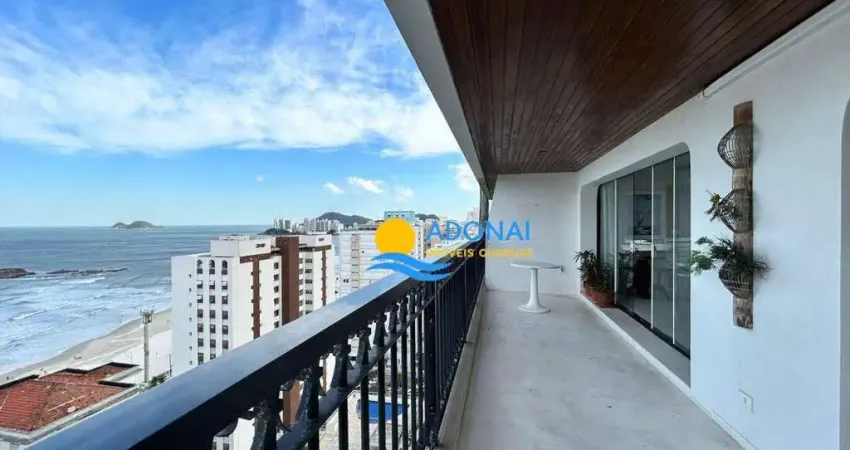 Apartamento com 3 dormitórios à venda, 175 m² por r$ 1.100.000,00 - pitangueiras - guarujá/sp