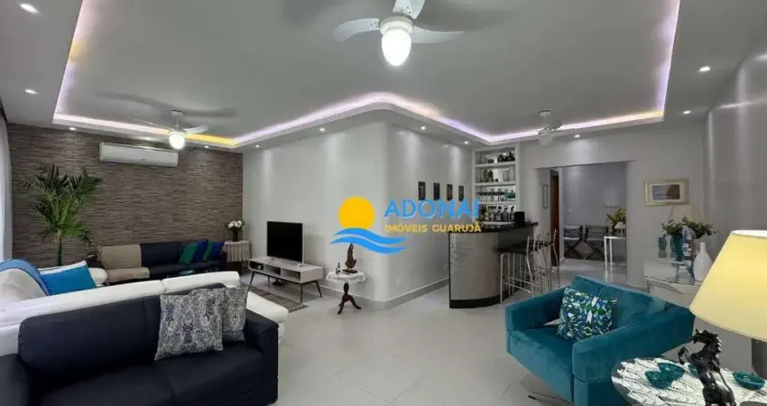 Apartamento com 3 dormitórios à venda, 150 m² por r$ 1.100.000,00 - pitangueiras - guarujá/sp