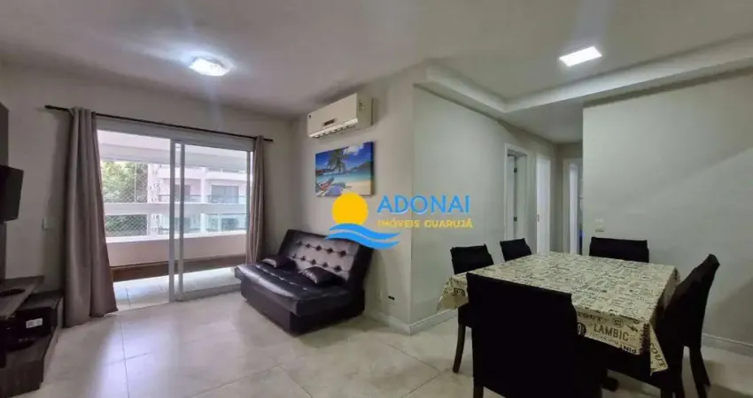 Apartamento com 2 dormitórios à venda, 90 m² por r$ 750.000,00 - jardim astúrias - guarujá/sp
