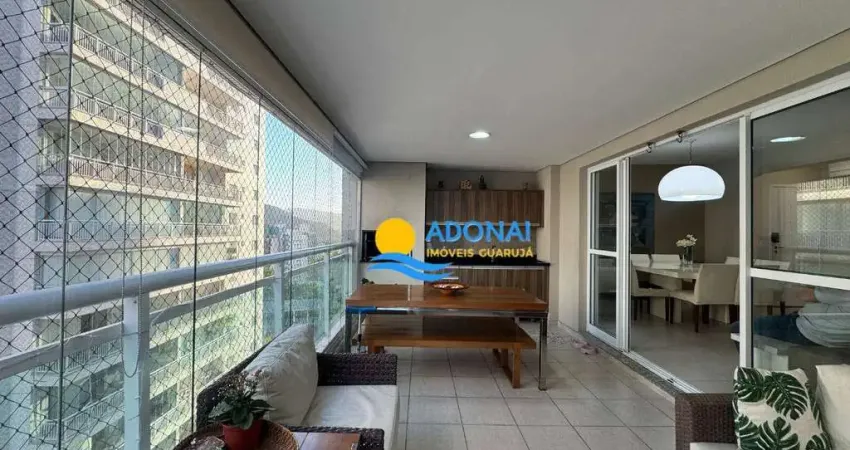 Apartamento com 3 dormitórios à venda, 134 m² por r$ 1.200.000,00 - jardim astúrias - guarujá/sp