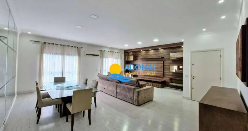 Apartamento com 3 dormitórios à venda, 200 m² por r$ 1.600.000,00 - pitangueiras - guarujá/sp