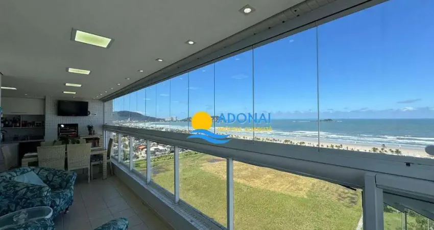 Apartamento com 3 dormitórios à venda, 145 m² por r$ 1.850.000,00 - enseada - guarujá/sp