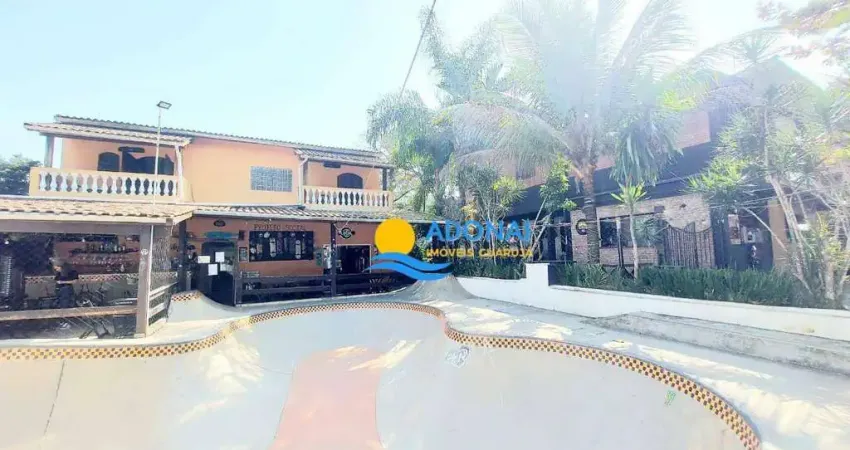 Pousada com 12 dormitórios à venda, 700 m² por r$ 5.000.000,00 - tombo - guarujá/sp