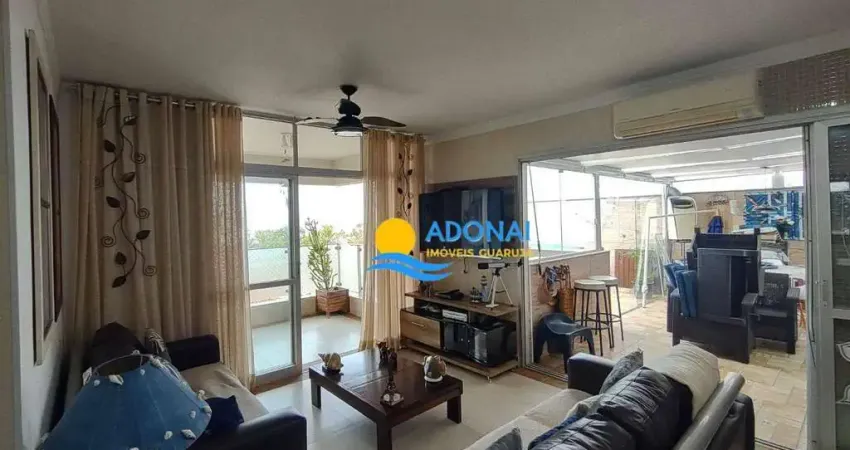 Cobertura com 3 dormitórios à venda, 265 m² por r$ 750.000,00 - enseada - guarujá/sp