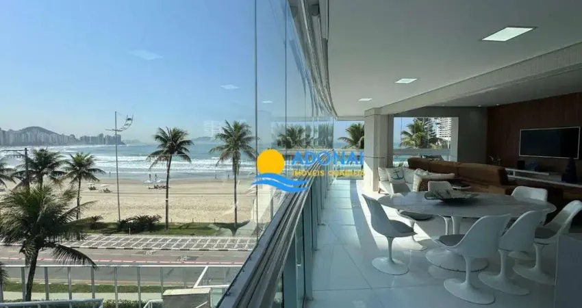 Apartamento com 3 dormitórios à venda, 157 m² por r$ 3.000.000,00 - jardim astúrias - guarujá/sp