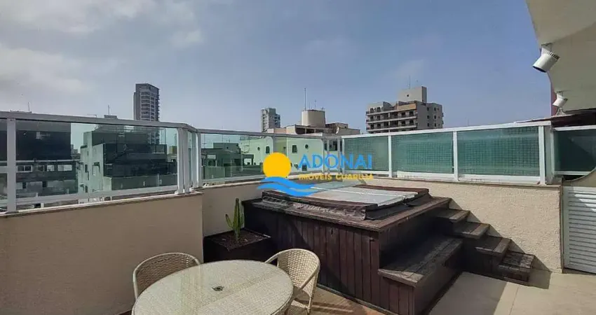 Cobertura com 3 dormitórios à venda, 187 m² por r$ 880.000,00 - enseada - guarujá/sp