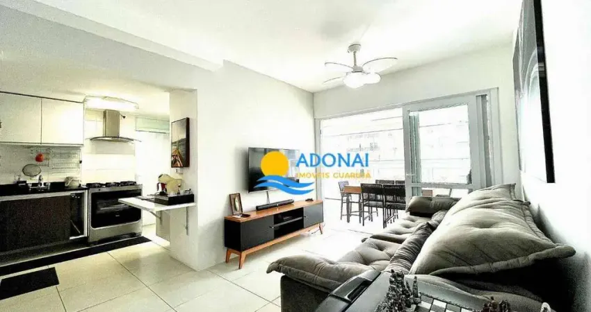 Apartamento com 3 dormitórios à venda, 100 m² por r$ 930.000,00 - pitangueiras - guarujá/sp