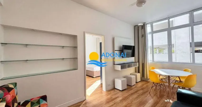 Apartamento com 1 dormitório à venda, 60 m² por r$ 400.000,00 - pitangueiras - guarujá/sp