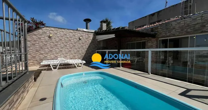 Cobertura com 4 dormitórios à venda, 100 m² por r$ 690.000,00 - enseada - guarujá/sp