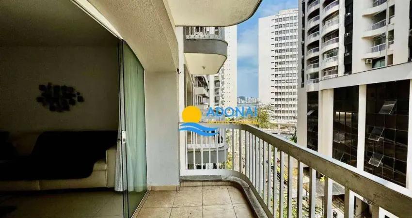Apartamento com 2 dormitórios à venda, 102 m² por r$ 495.000,00 - pitangueiras - guarujá/sp