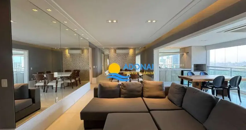 Apartamento com 3 dormitórios à venda, 134 m² por r$ 1.420.000,00 - jardim astúrias - guarujá/sp