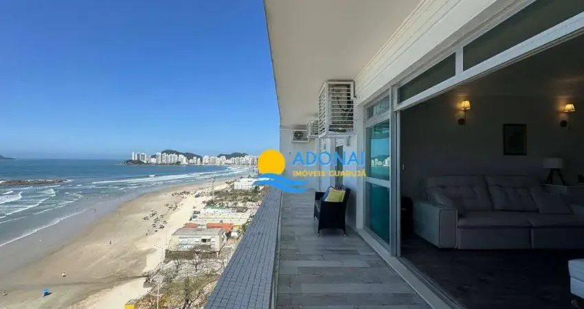 Apartamento com 3 dormitórios à venda, 215 m² por r$ 1.400.000,00 - pitangueiras - guarujá/sp