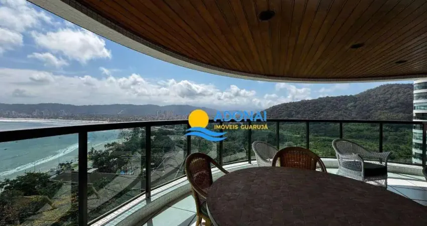 Apartamento com 5 dormitórios à venda, 224 m² por r$ 2.800.000,00 - enseada - guarujá/sp