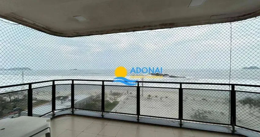 Apartamento com 3 dormitórios à venda, 210 m² por r$ 1.250.000,00 - pitangueiras - guarujá/sp