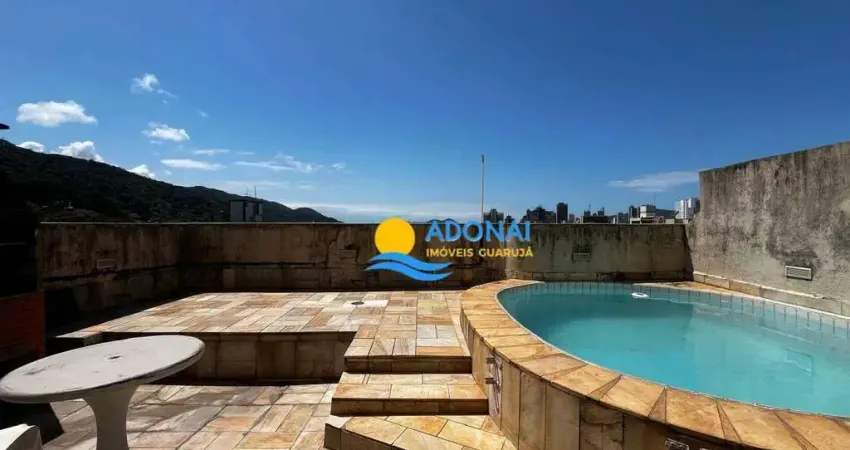 Cobertura com 3 dormitórios à venda, 113 m² por r$ 550.000,00 - enseada - guarujá/sp